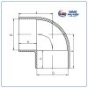 Cấu tạo cút nhựa pvc-upvc
