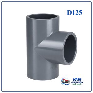 Tê đều nhựa D125