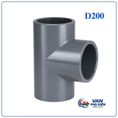 Tê đều nhựa D200
