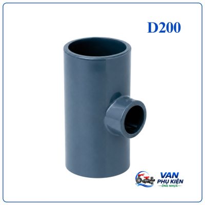 Tê thu nhựa D200