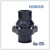 Van 1 chiều lá lật nhựa DN200 Phi 220-225