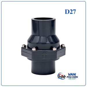 Van 1 chiều lá lật nhựa dn20 phi 27