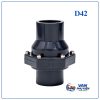 Van 1 chiều lá lật nhựa dn32 phi 42