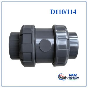 Van 1 chiều lò xo nhựa DN100 phi 110-114