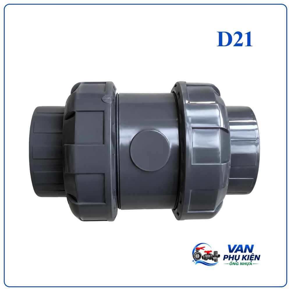 Van 1 chiều lò xo nhựa DN15 phi 21