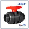 Van bi nhựa rắc co DN100 phi 110-114