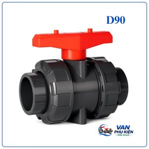 Van bi nhựa rắc co DN80 phi 90